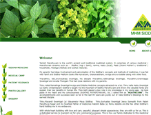 Tablet Screenshot of mhmsiddha.com